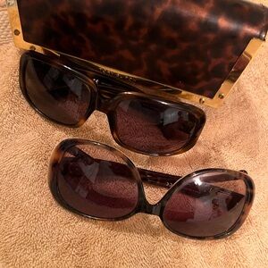 Tory Burch Sunglasses Tortoise print 2 pair